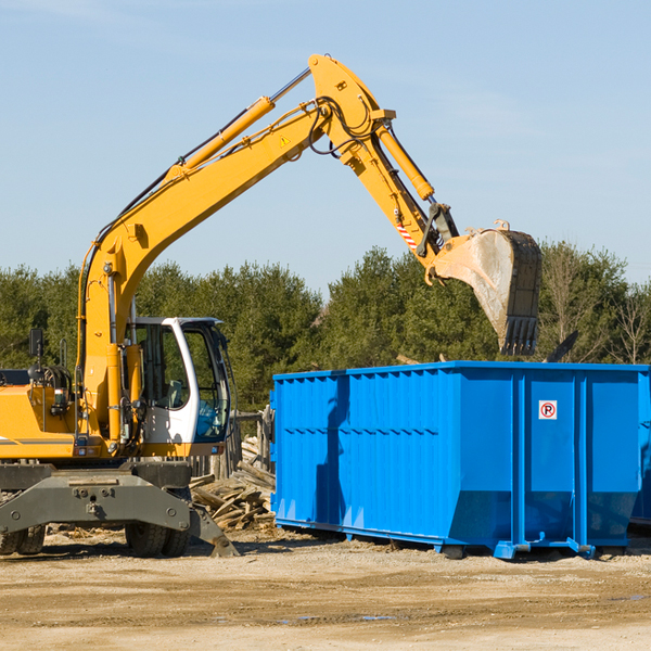 how many times can i have a residential dumpster rental emptied in Hudgins Virginia